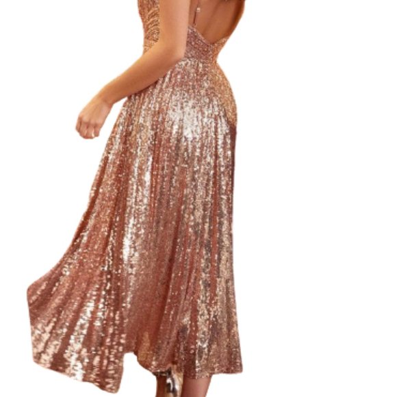 Cinderella Divine CH189S Cocktail Dress Pink Size S - Picture 4 of 7